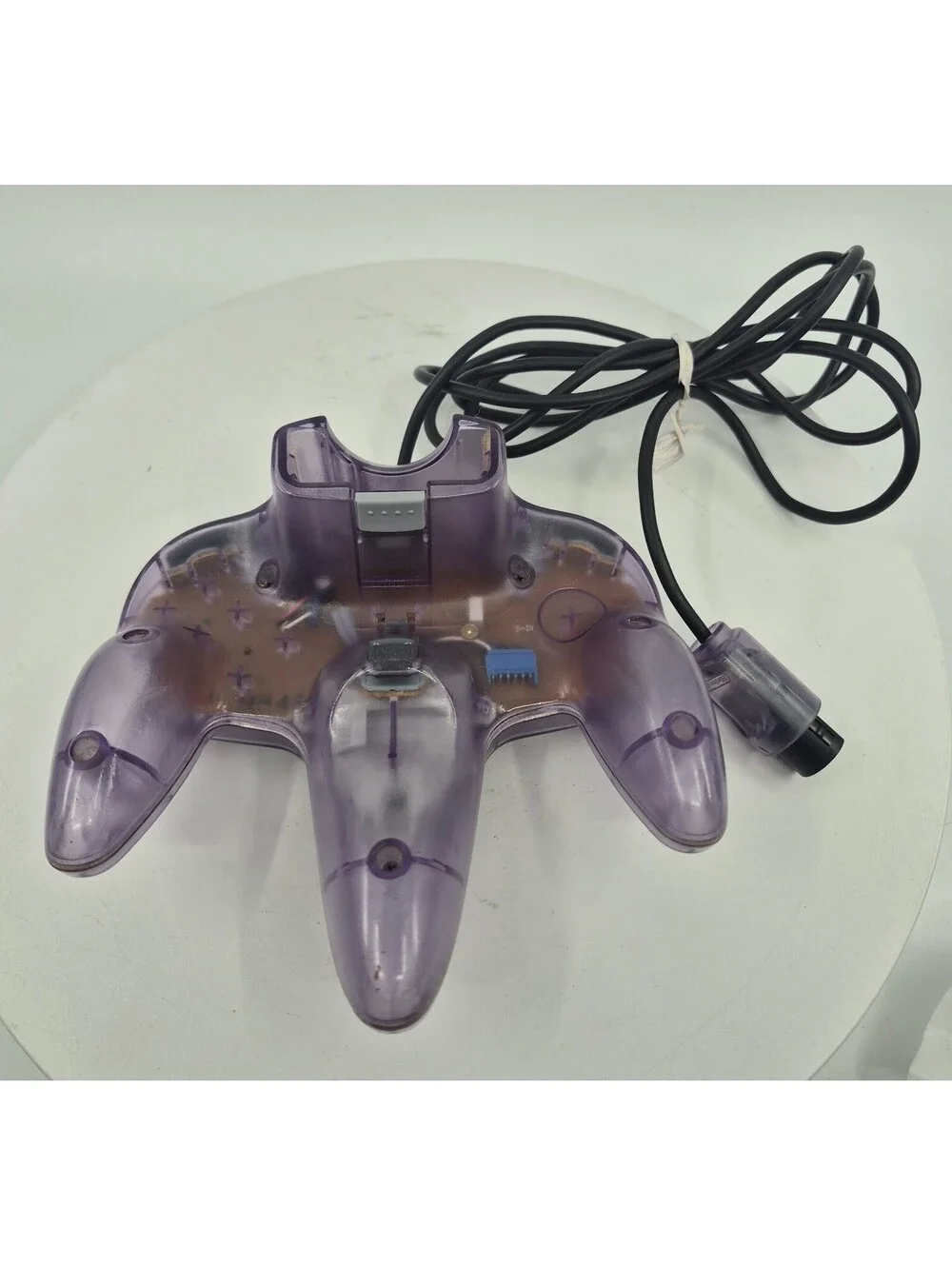 Authentic OEM Nintendo 64 N64 Atomic Purple Clear Controller Joystick Works Rare